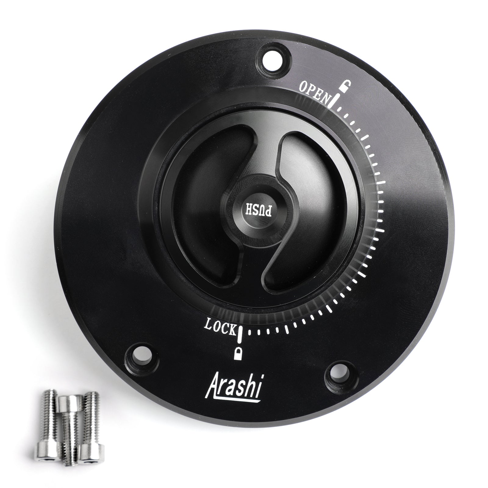 Quick Release Fuel Gas Cap For Kawasaki ZX-6R ZX636 ZX10R Ninja 650R 2004-2016