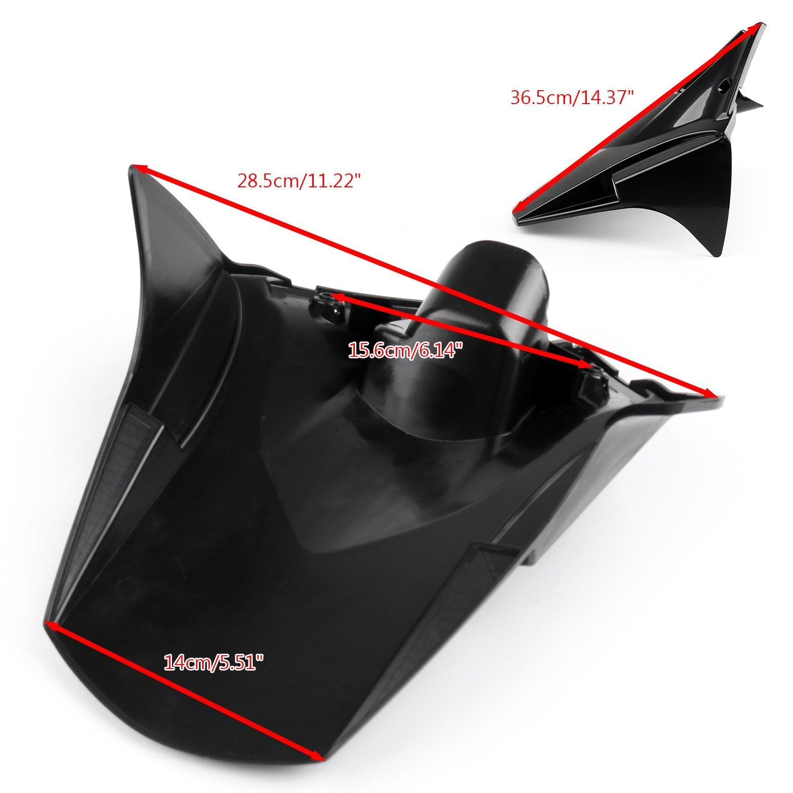 2012-2016 Honda CBR1000 CBR 1000 ABS Rear Hugger Fender Mudguard Black