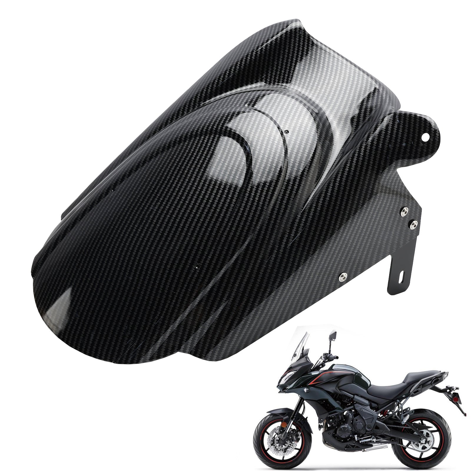 2015-2019 KAWASAKI VERSYS 650 KLE650 Rear Hugger Fender Mudguard Carbon Generic