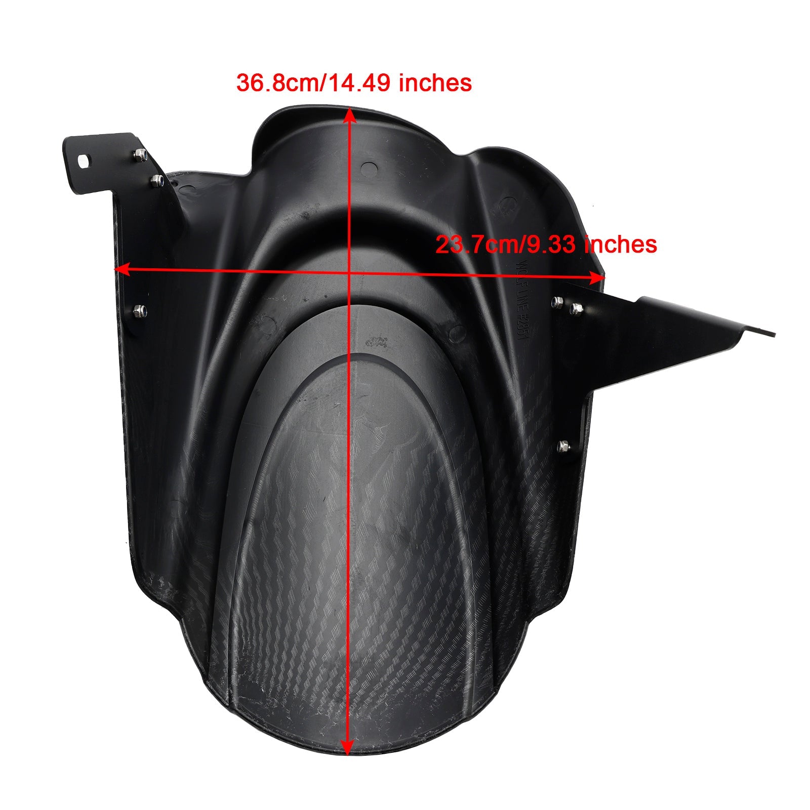 2015-2019 KAWASAKI VERSYS 650 KLE650 Rear Hugger Fender Mudguard Carbon Generic