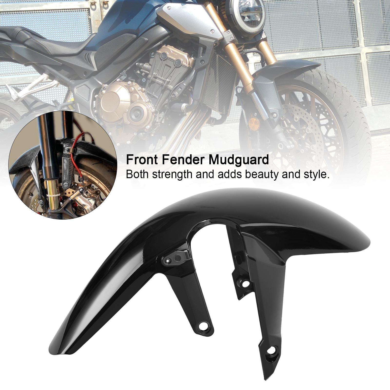 2019-2021 Honda CB650R / CBR650R ABS Front Fender Mudguard
