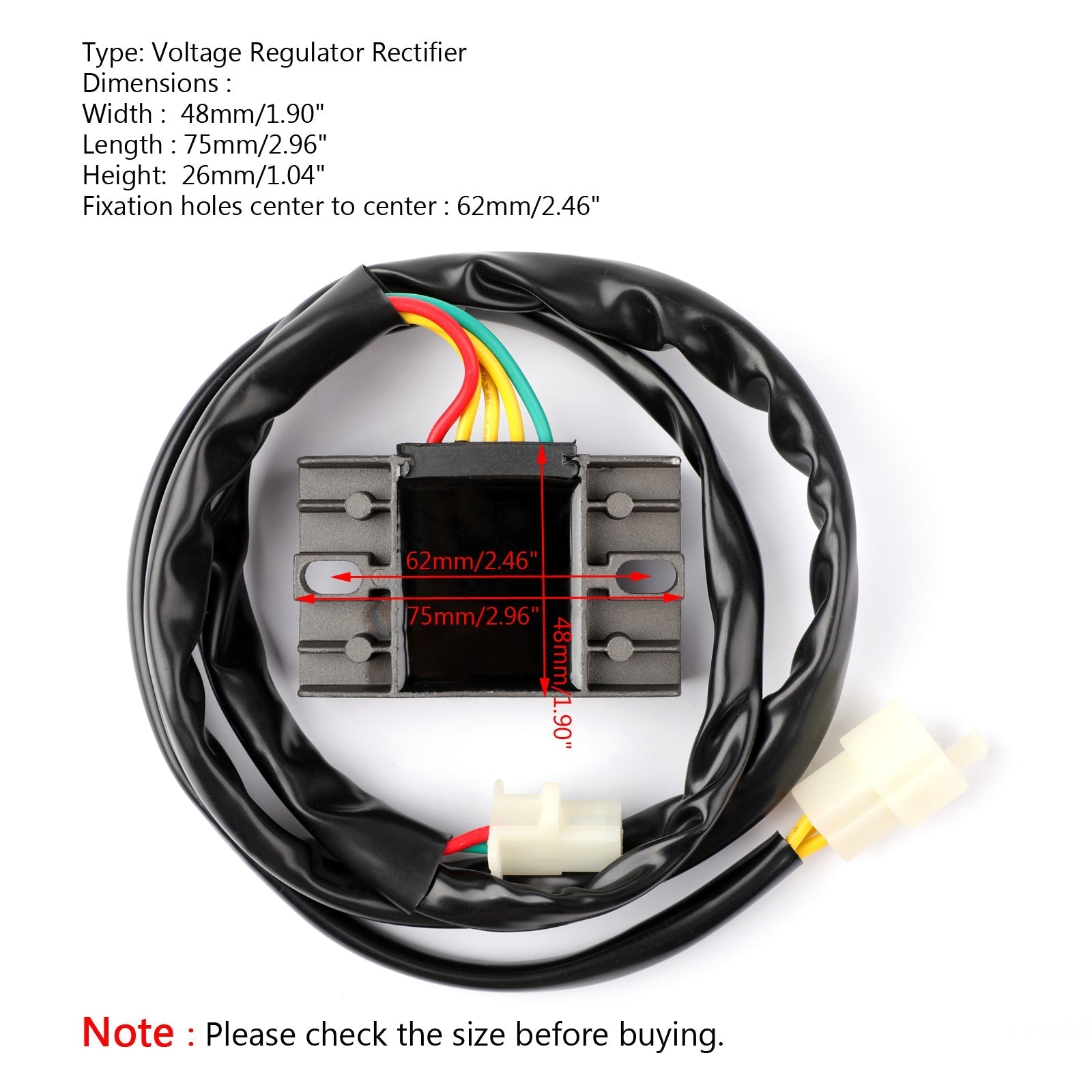 Regulator Rectifier 31600-KAE-871 For Honda CRM250 CRM250R CRM250RR 1989-1993