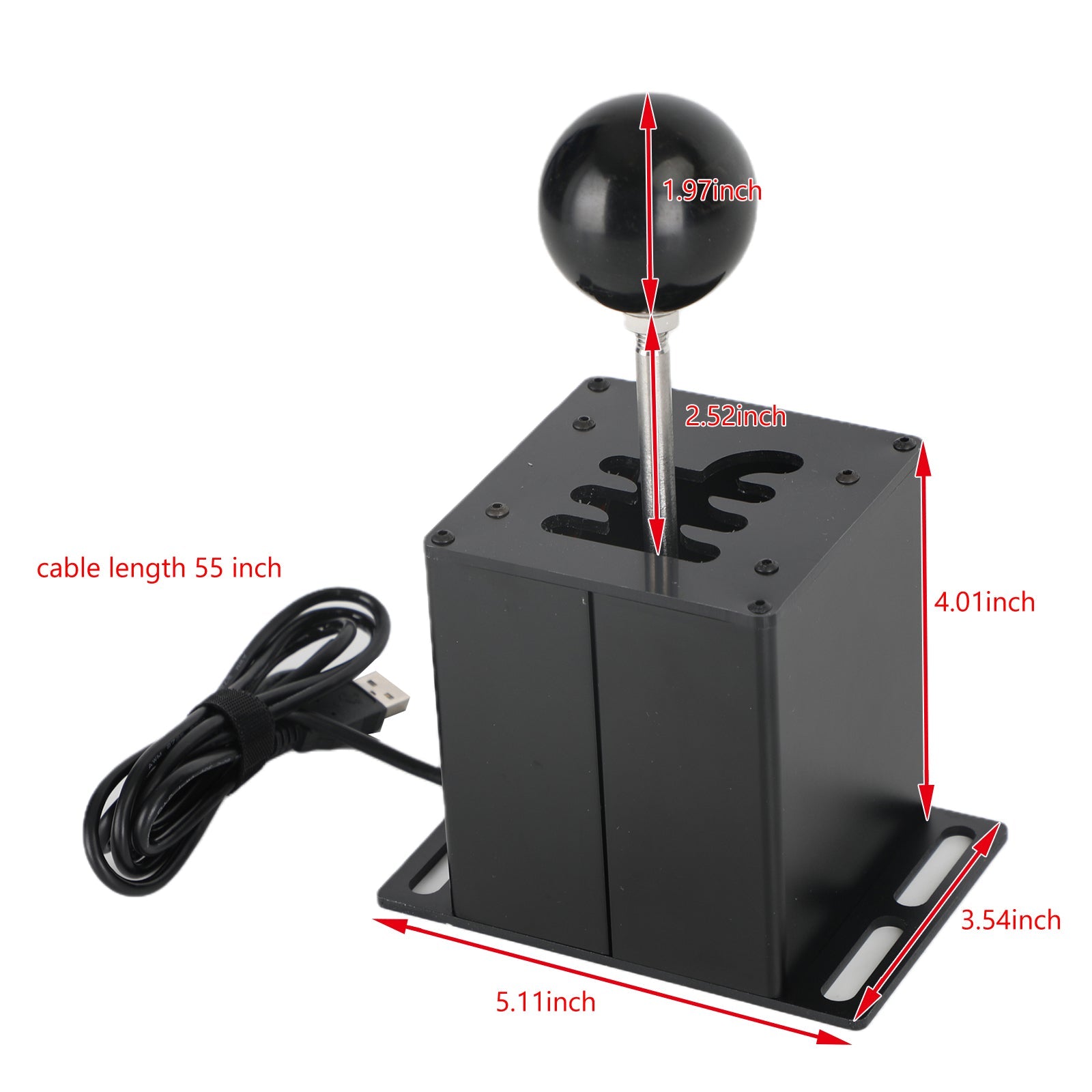Racing Games Handbrake USB3.0 Kits for Steering Wheel Stand G29 G920 PC Black