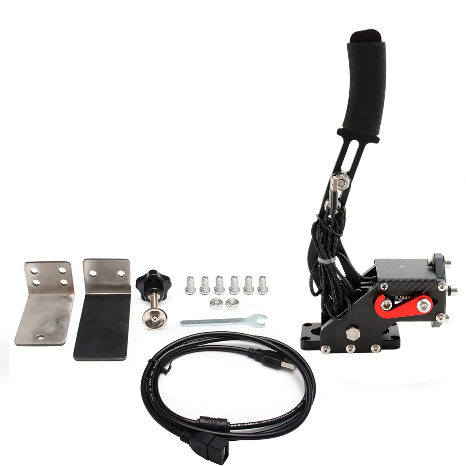 Racing Games Handbrake USB3.0 Kits for Steering Wheel Stand G29 G920 PC Black