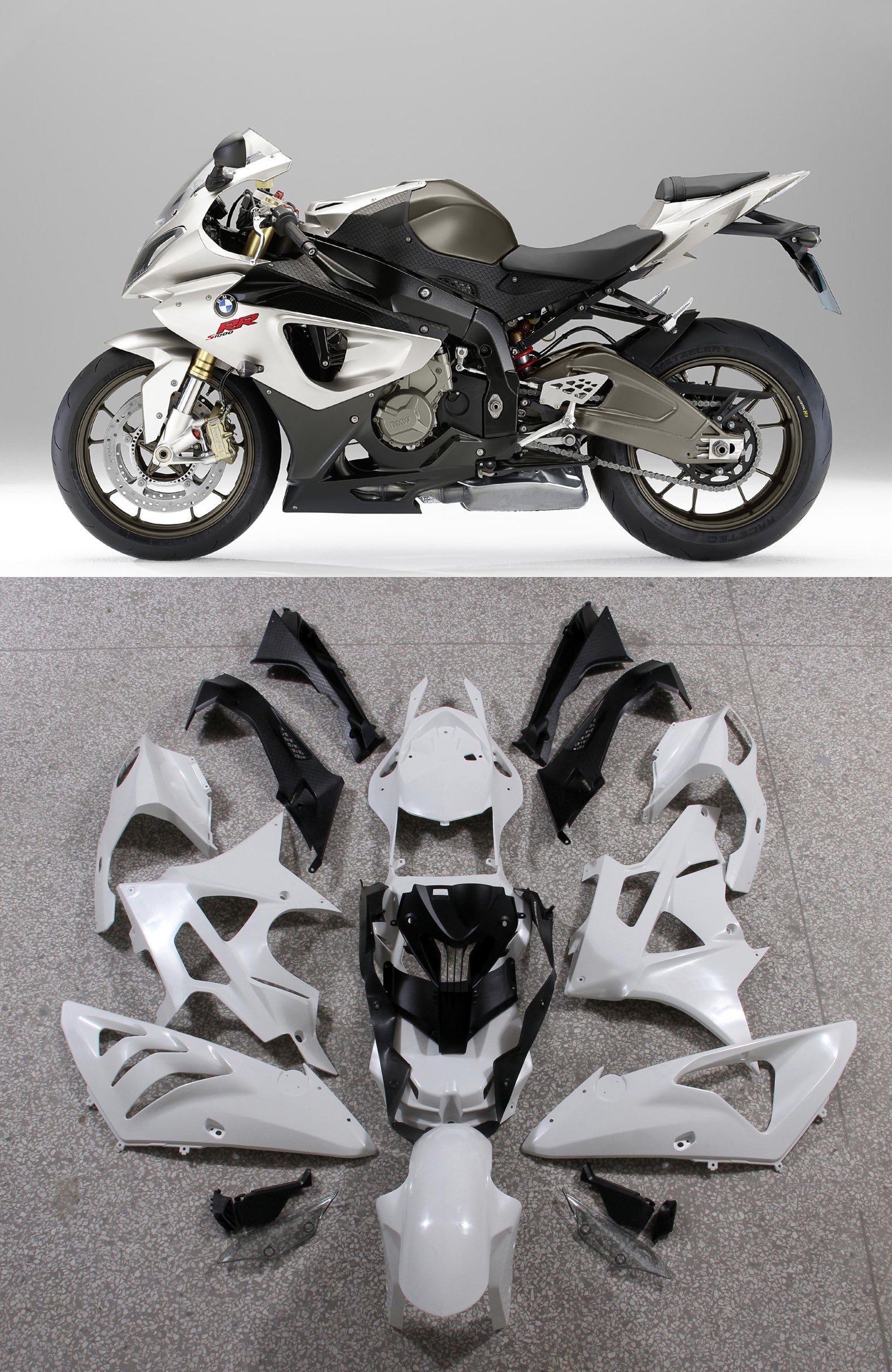 2009-2014 BMW S1000RR Bodywork Fairing ABS Injection Molding 4# Generic