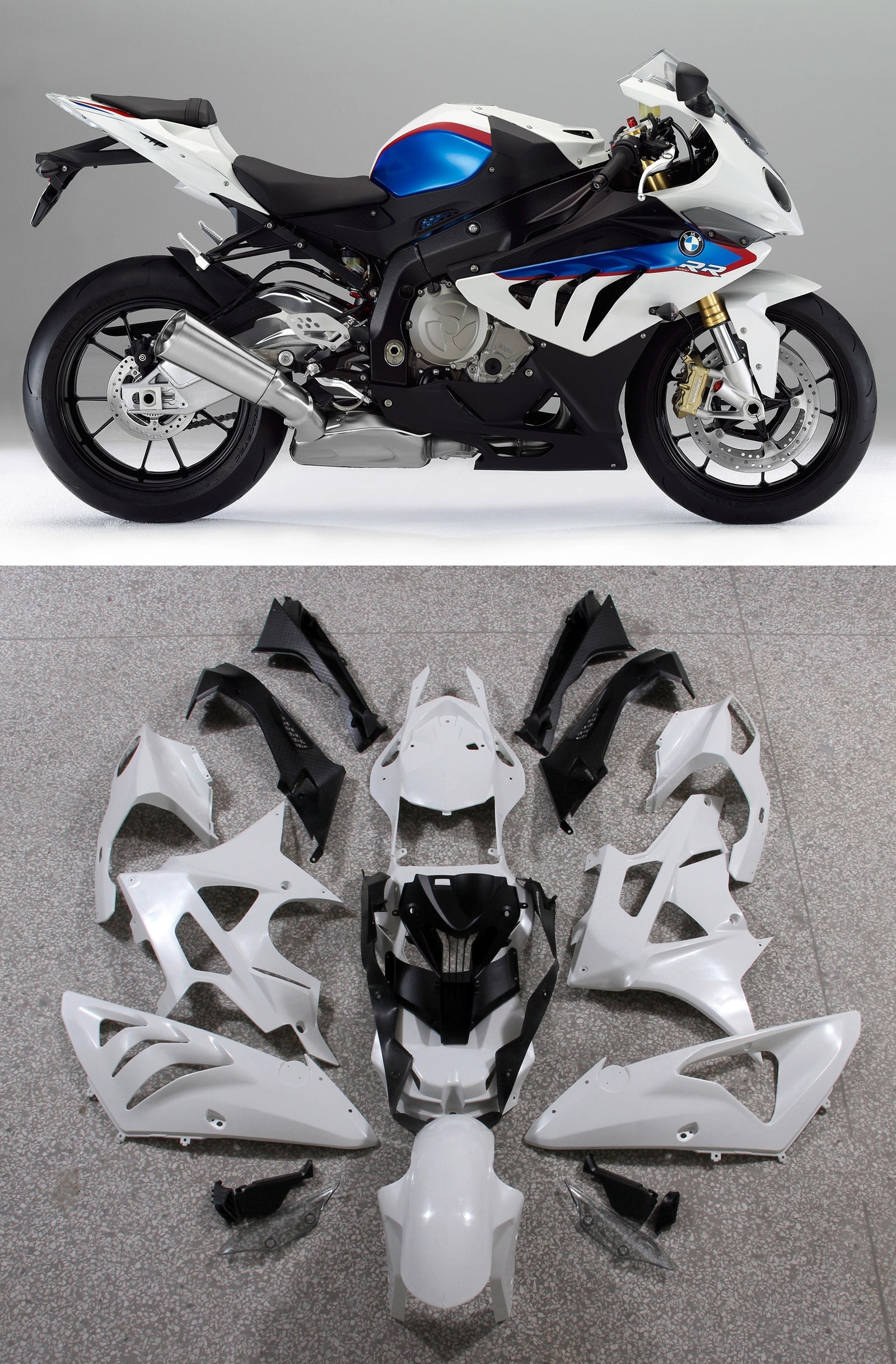 2009-2014 BMW S1000RR Fairing Kit Bodywork Plastic ABS