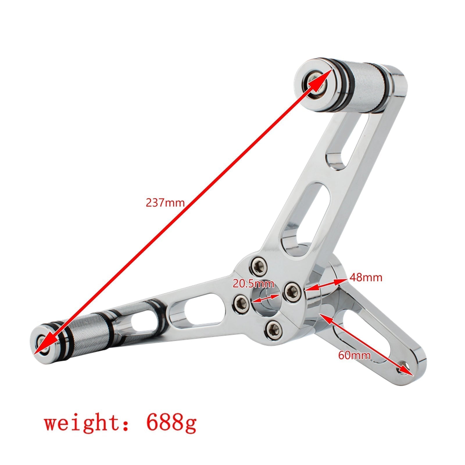 Motorcycle Pedal With Gearshift Lever Chrome A Fit For Sportster 883 1200 04-07