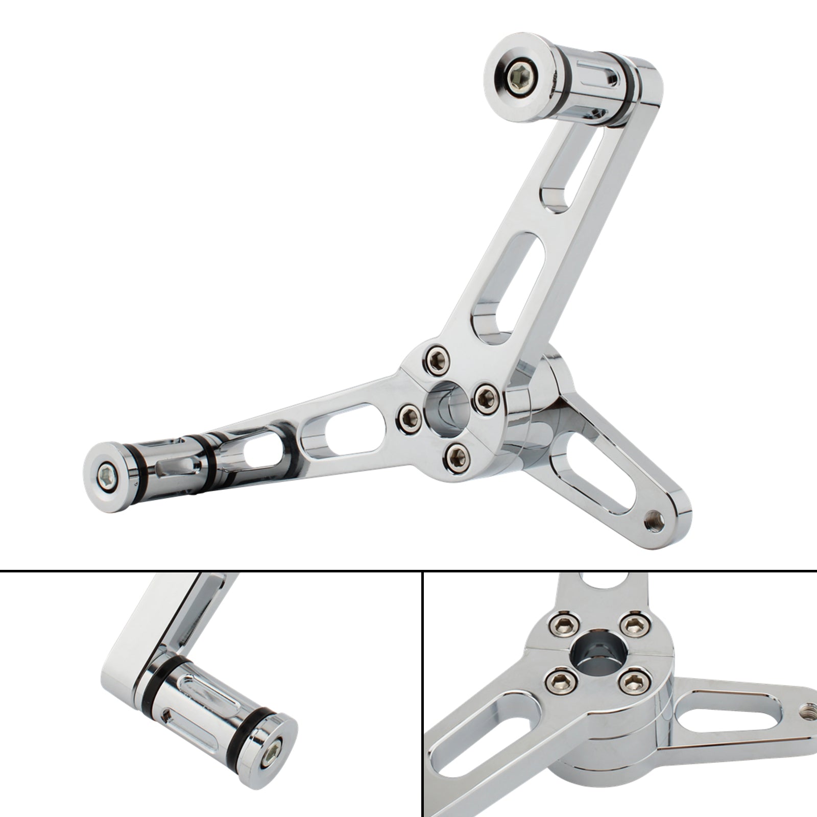 Motorcycle Pedal With Gearshift Lever Chrome A Fit For Sportster 883 1200 04-07