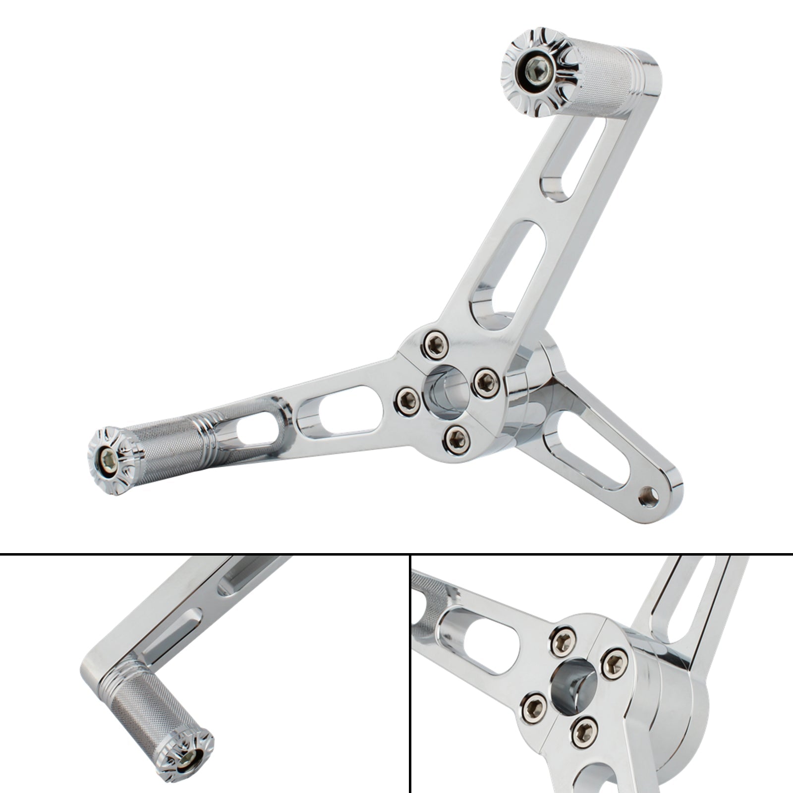 Motorcycle Pedal With Gearshift Lever Chrome A Fit For Sportster 883 1200 04-07