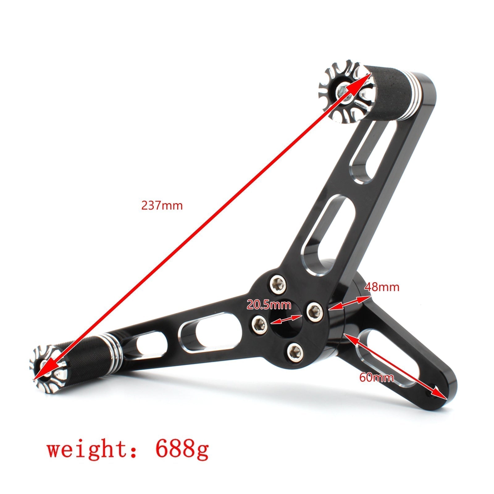 Motorcycle Pedal With Gearshift Lever Chrome A Fit For Sportster 883 1200 04-07