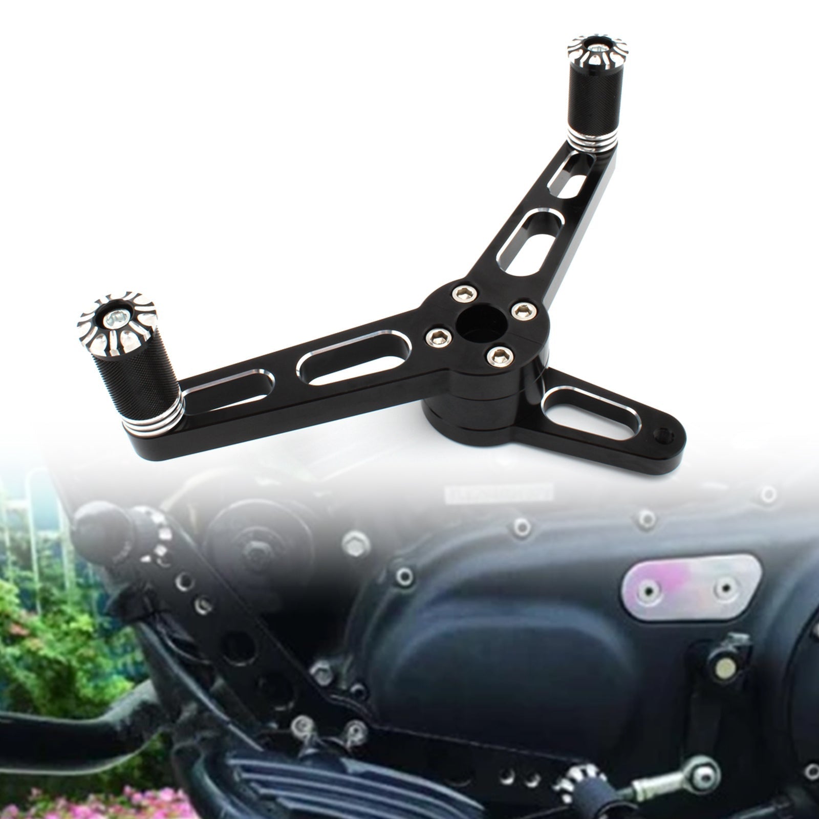 Motorcycle Pedal With Gearshift Lever Chrome A Fit For Sportster 883 1200 04-07