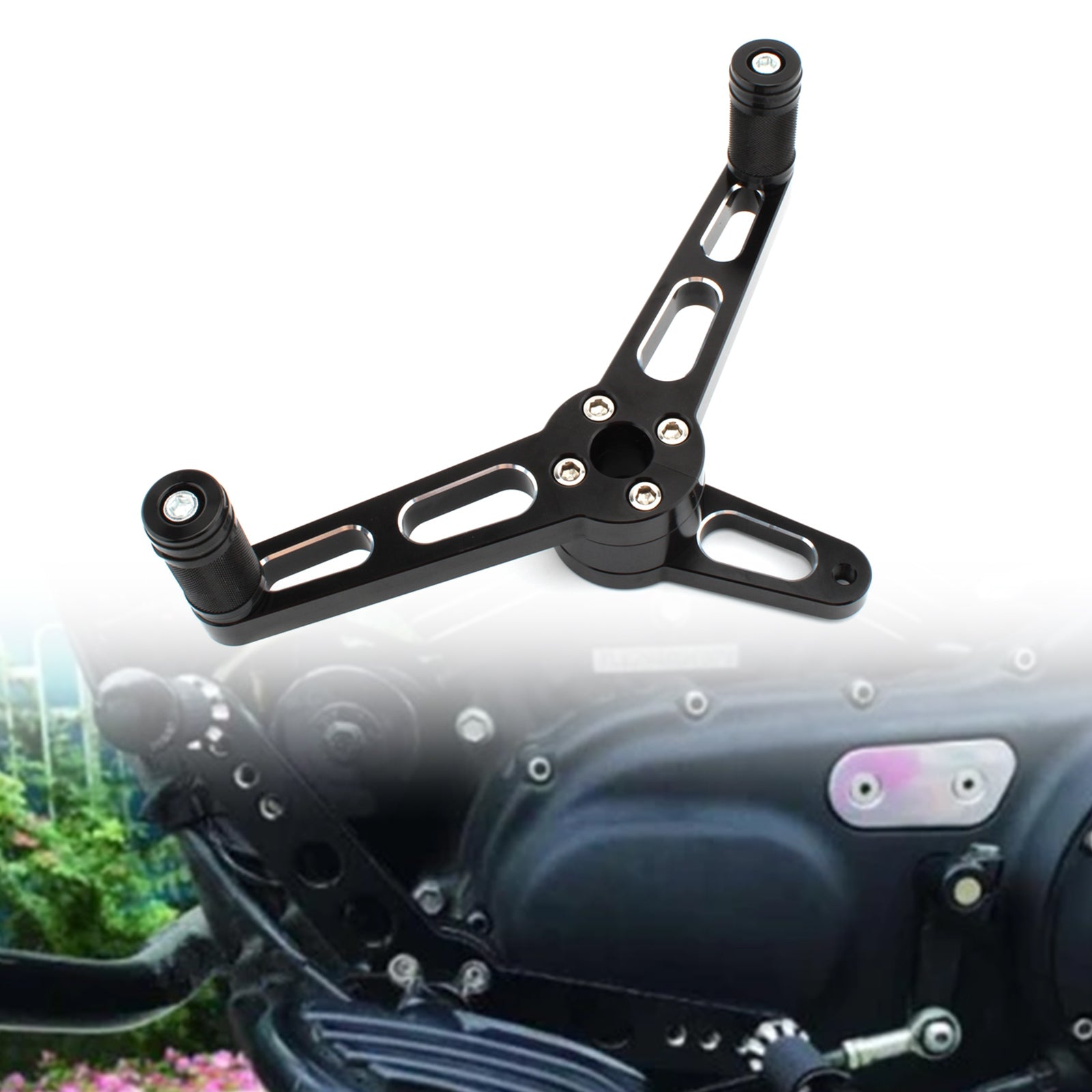 Motorcycle Pedal With Gearshift Lever Chrome A Fit For Sportster 883 1200 04-07