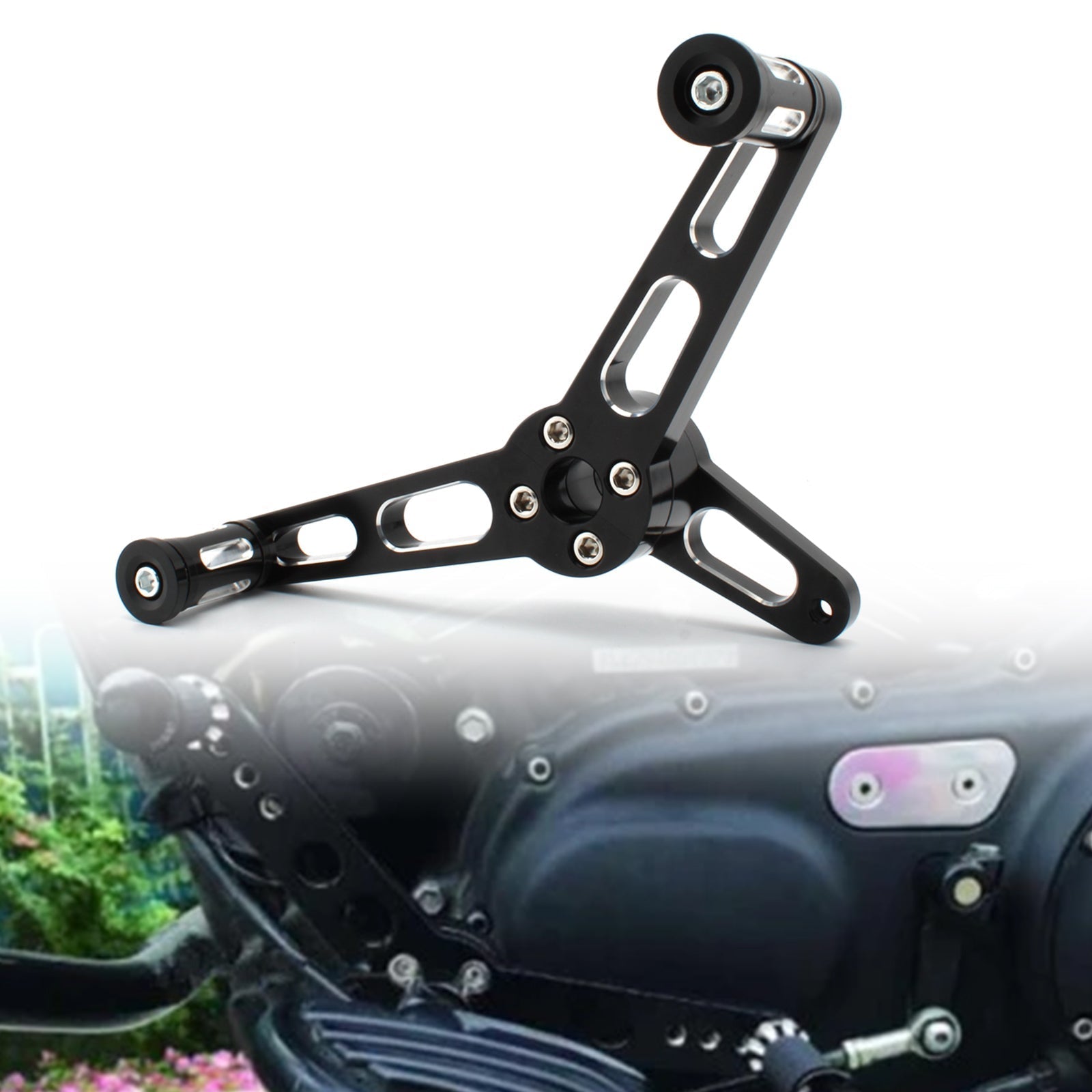 Motorcycle Pedal With Gearshift Lever Chrome A Fit For Sportster 883 1200 04-07