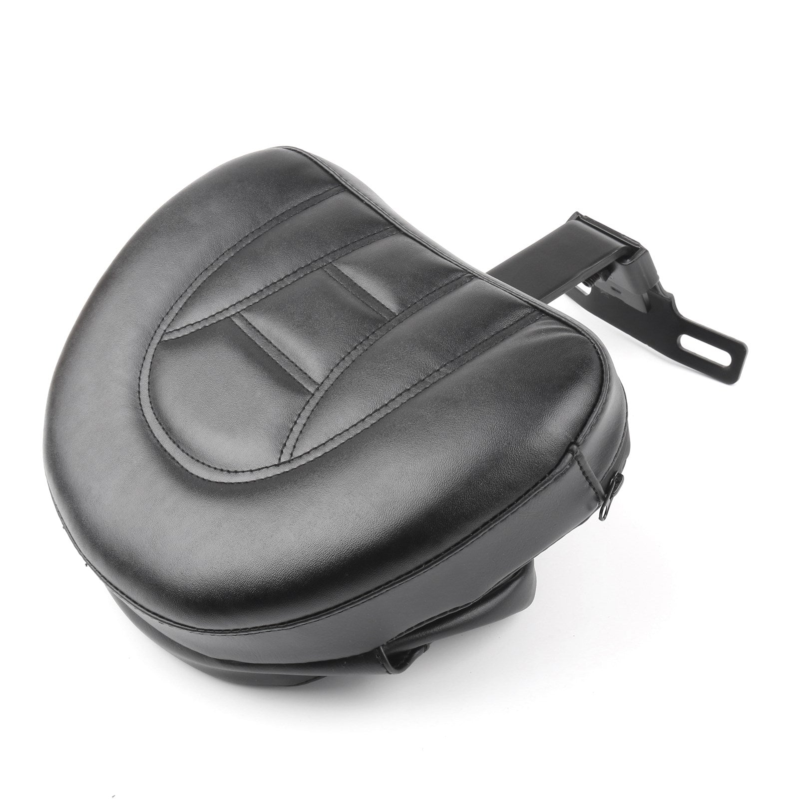 Adjustable Driver Rider Backrest Pad Fit For 2007-2017 Harley Fatboy Heritage Softail Generic