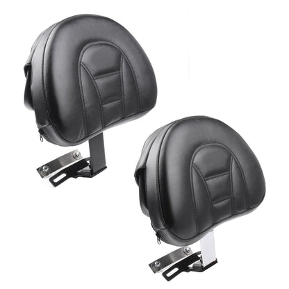 07-19 Fatboy Heritage Softail Generic Adjustable Driver Rider Backrest Pad For