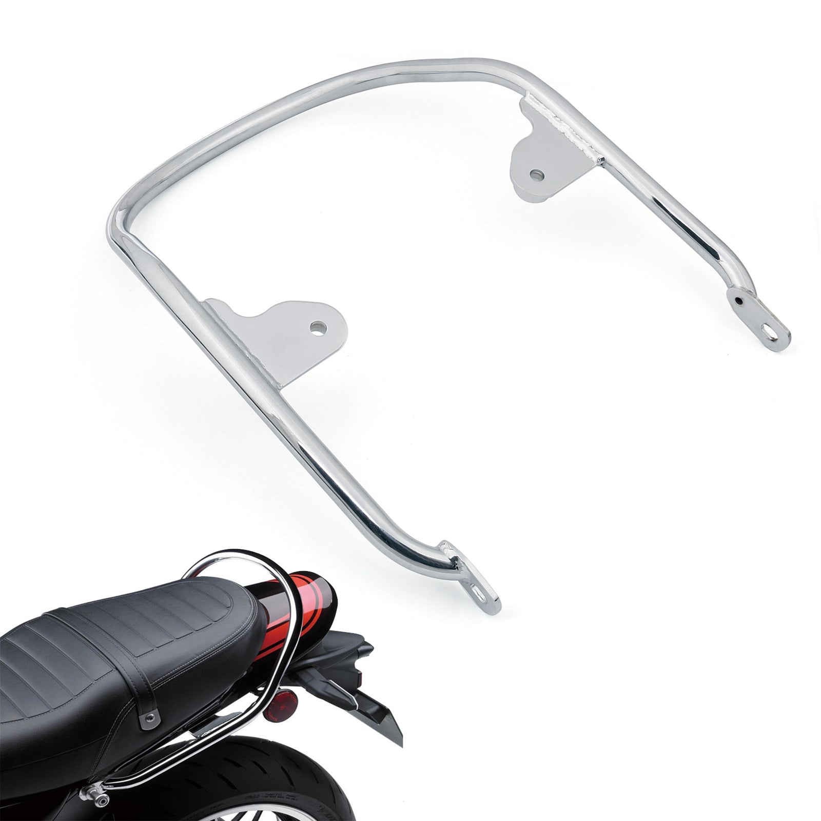 2018 2019 2020 Kawasaki Z900RS / Cafe Large Passenger Rear Seat Hand Handle Grab Bar Rail