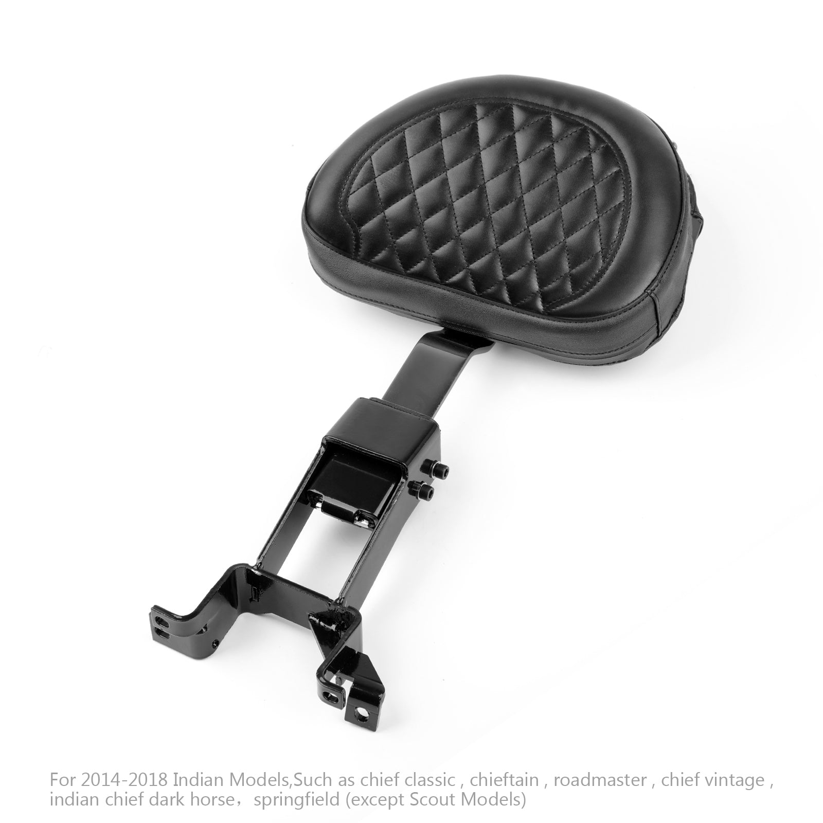 2014-2018 Indian Models | Such as chief classic | chieftain | roadmaster | chief vintage Plug-In Driver Backrest + Mounting Kit Generic