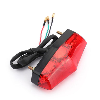 ABS LED Smoke 12V Brake Stop Running Rear Tail Light Lamp Universal RED