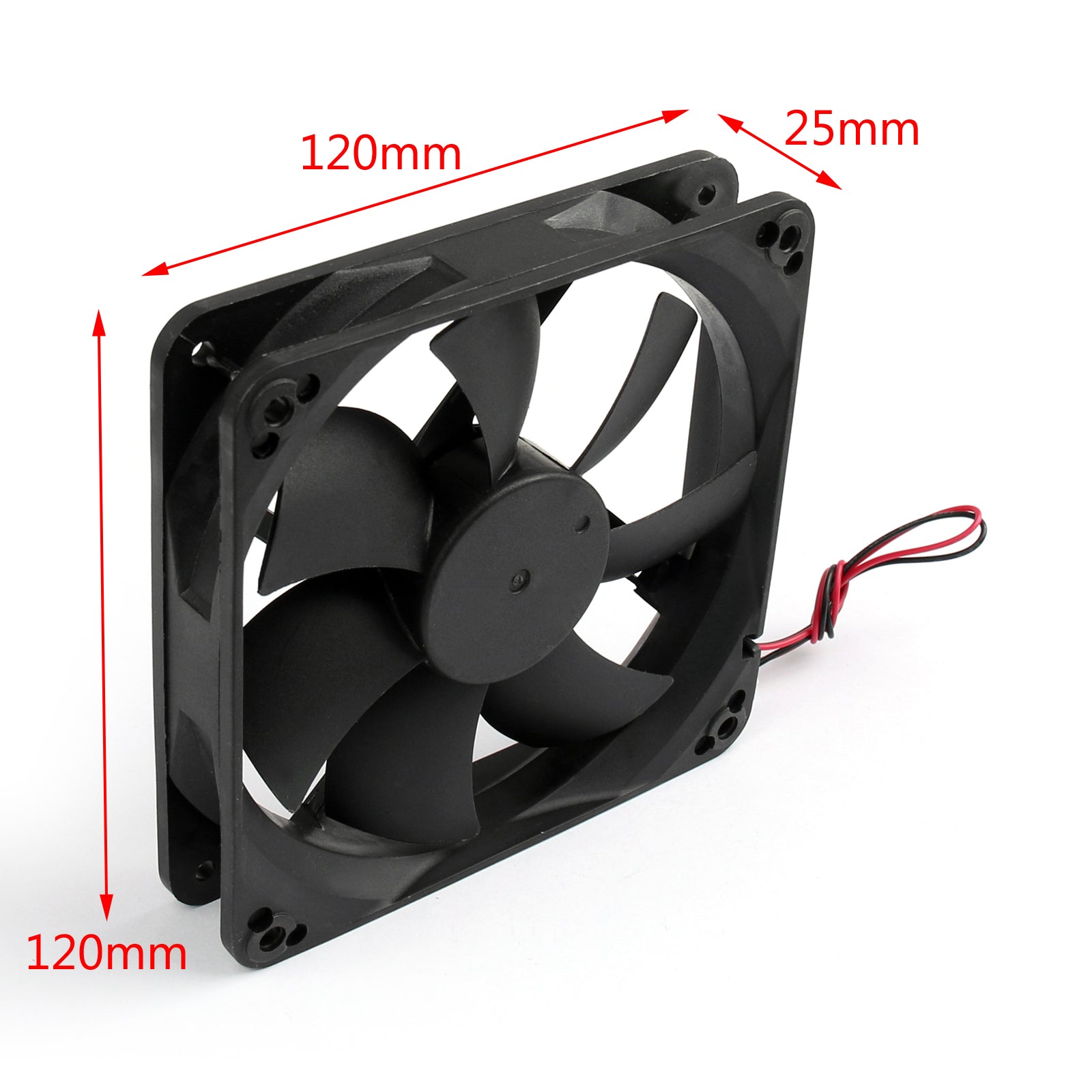 1Pcs DC Brushless Cooling PC Computer Fan 12V 12025s 120x120x25mm 0.2A 2 Pin