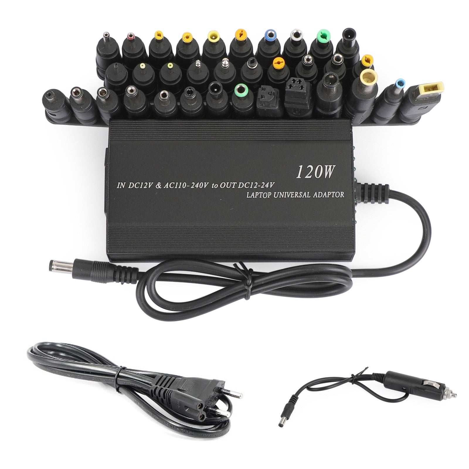 120W Universal Power Supply Charger for PC Laptop AC/DC Power 34 Tips EU Plug Universal