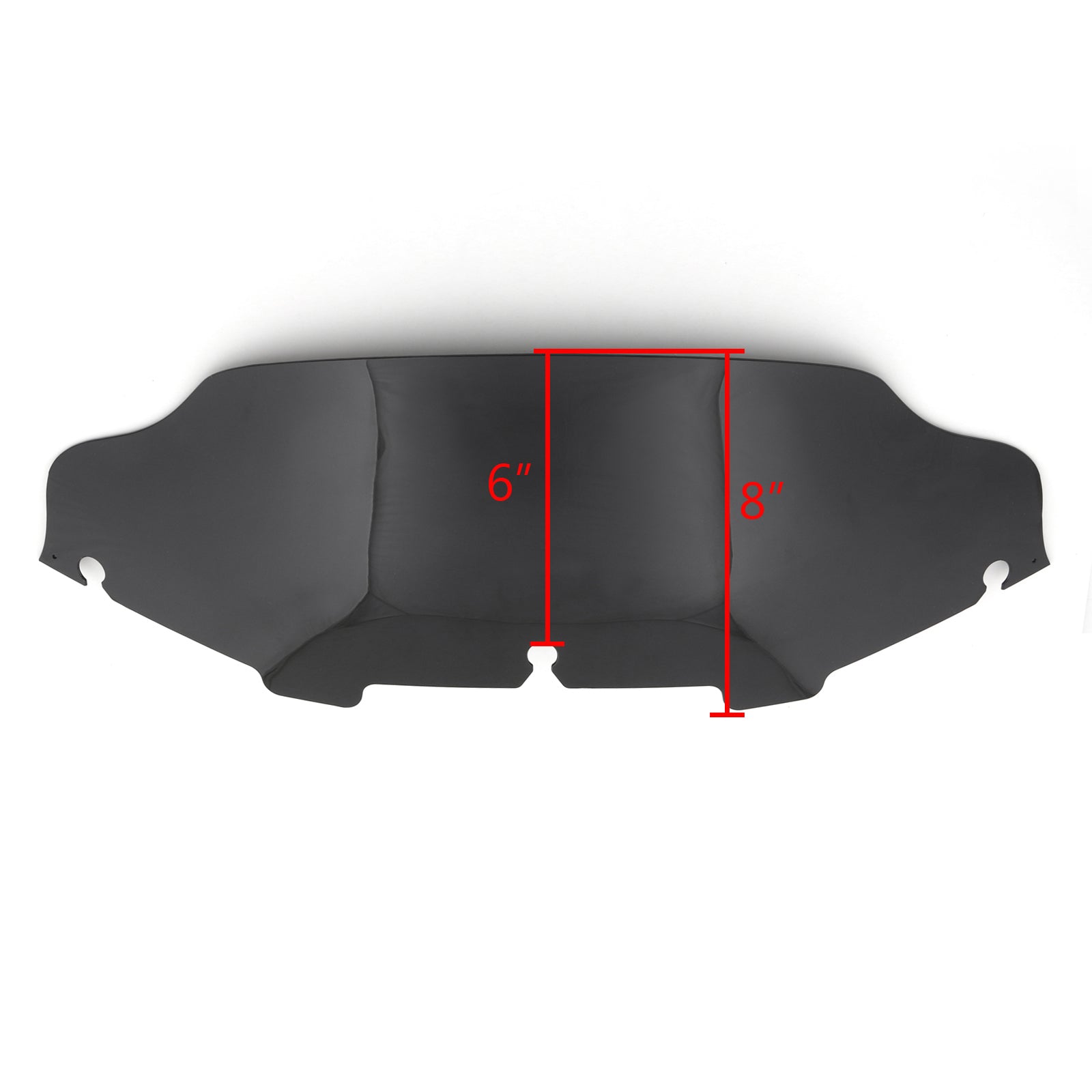 6" Windshield Windscreen For Electra Glide FLHT FLHTC Street Glide FLHX