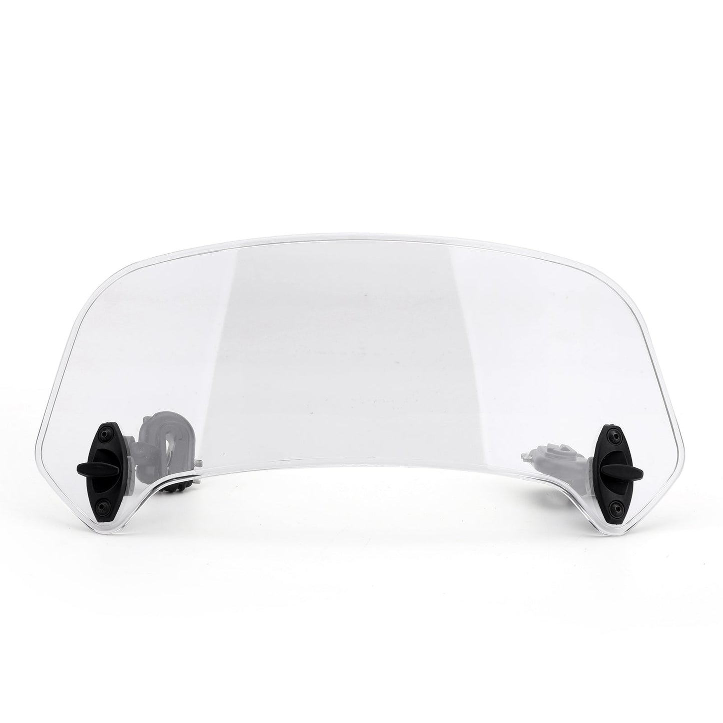 Adjustable Clip On Windshield Extension Spoiler Wind Deflector Motorcycle