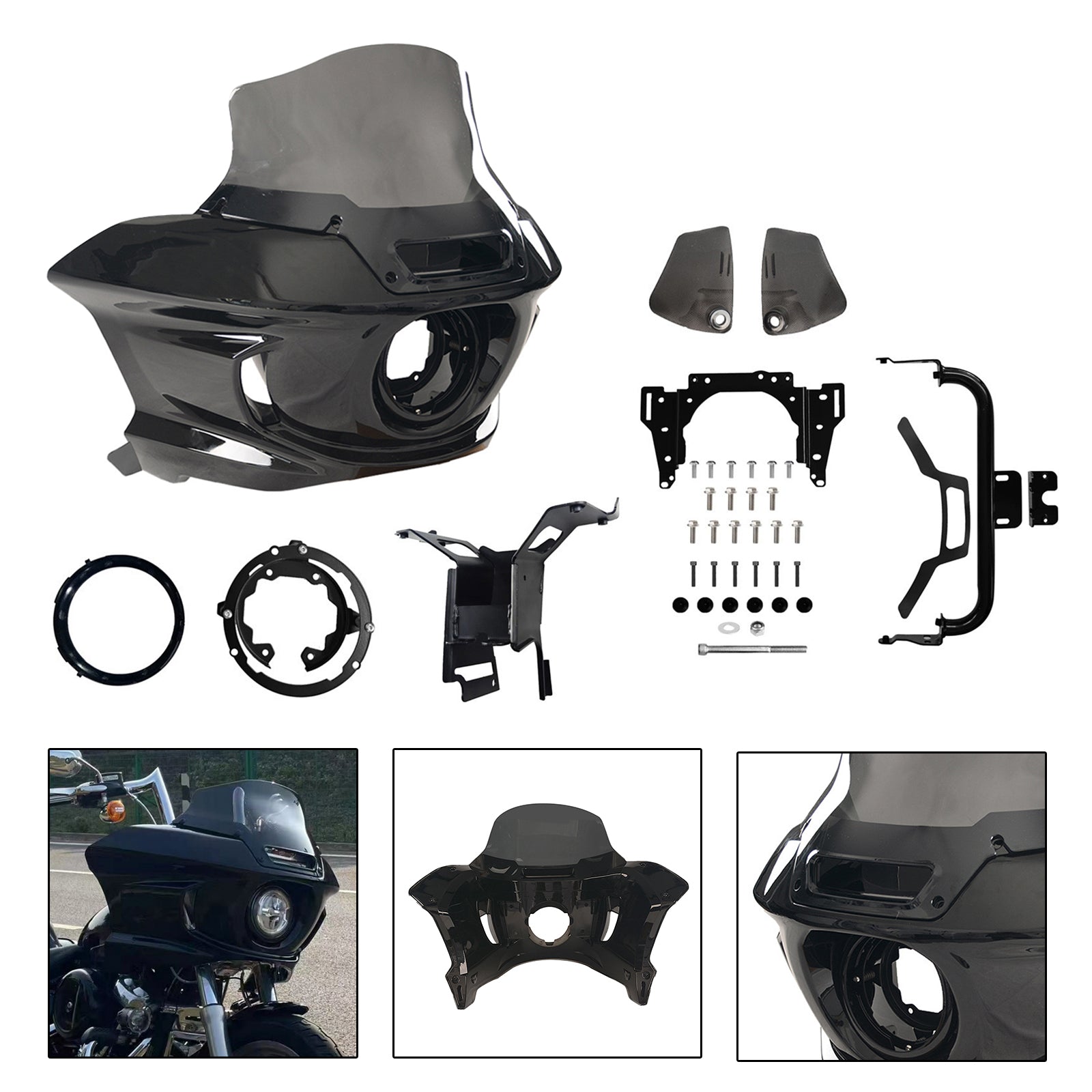 2018-2025 LOW RIDER/ S Headlight Fairing with 6.5" Windshield