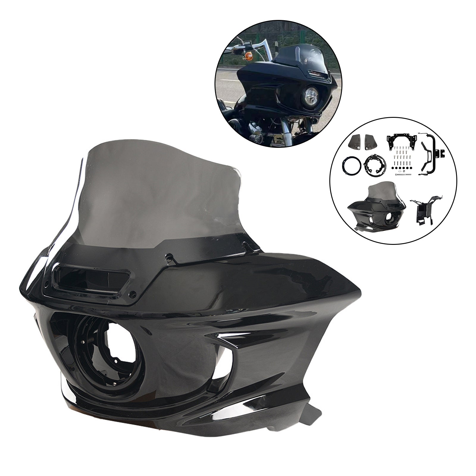 2018-2025 LOW RIDER/ S Headlight Fairing with 6.5" Windshield