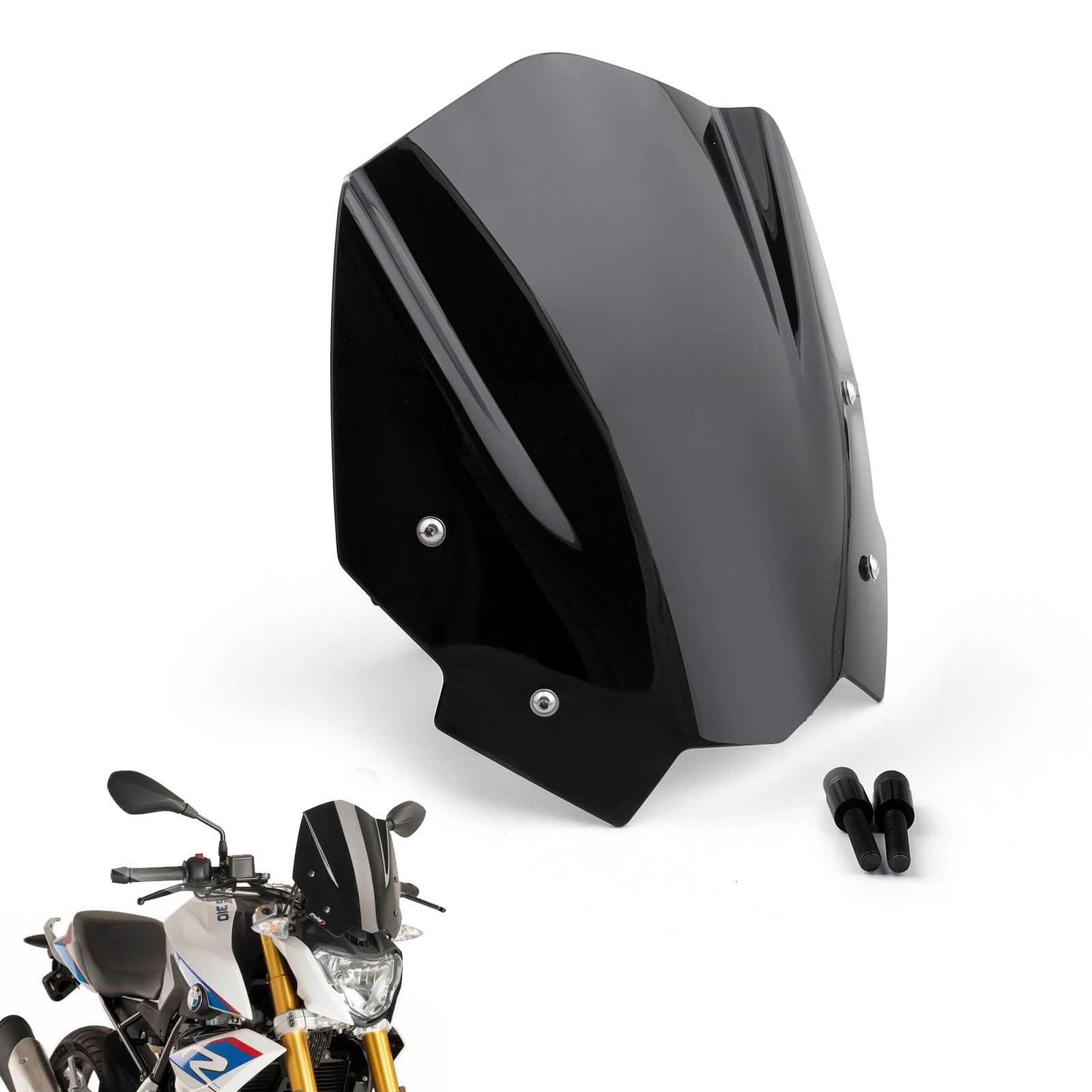 2017-2018 BMW G310R New Motobike ABS Plastic Windshield Windscreen Generic