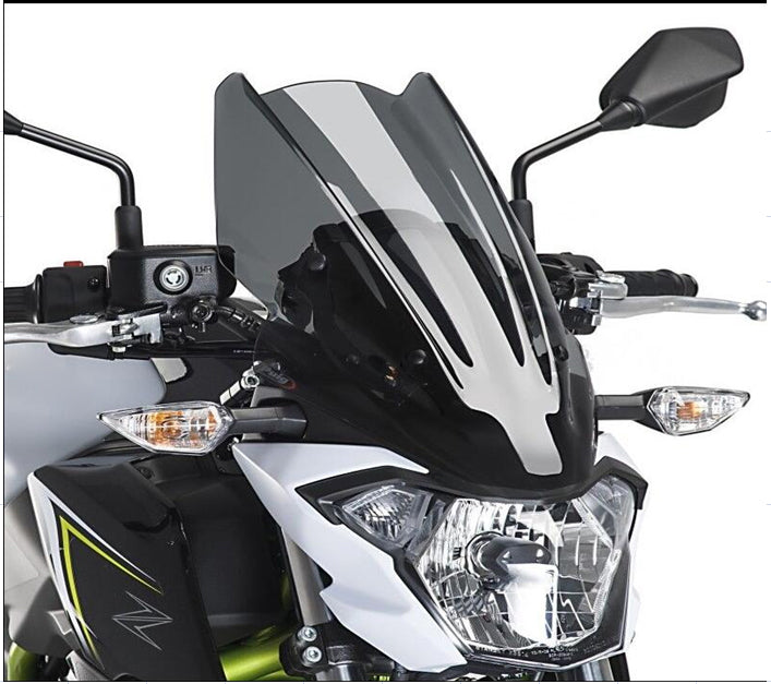 2017-2018 Kawasaki Z650 ABS Windshield Screen Windscreen with Bracket