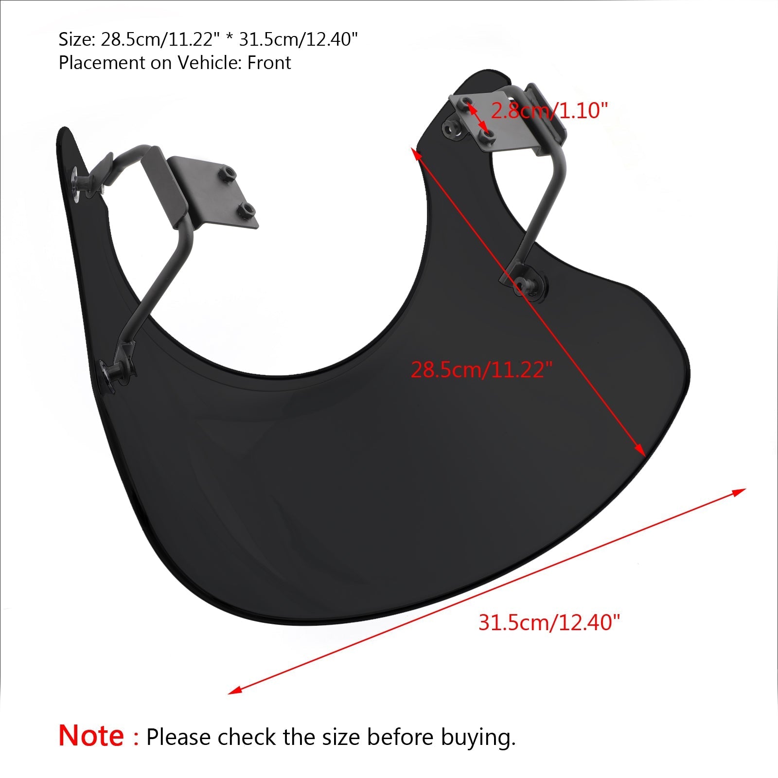 2018 Kawasaki Z900RS ABS Windscreen Windshield Cafe Racer Wind Protector for Generic