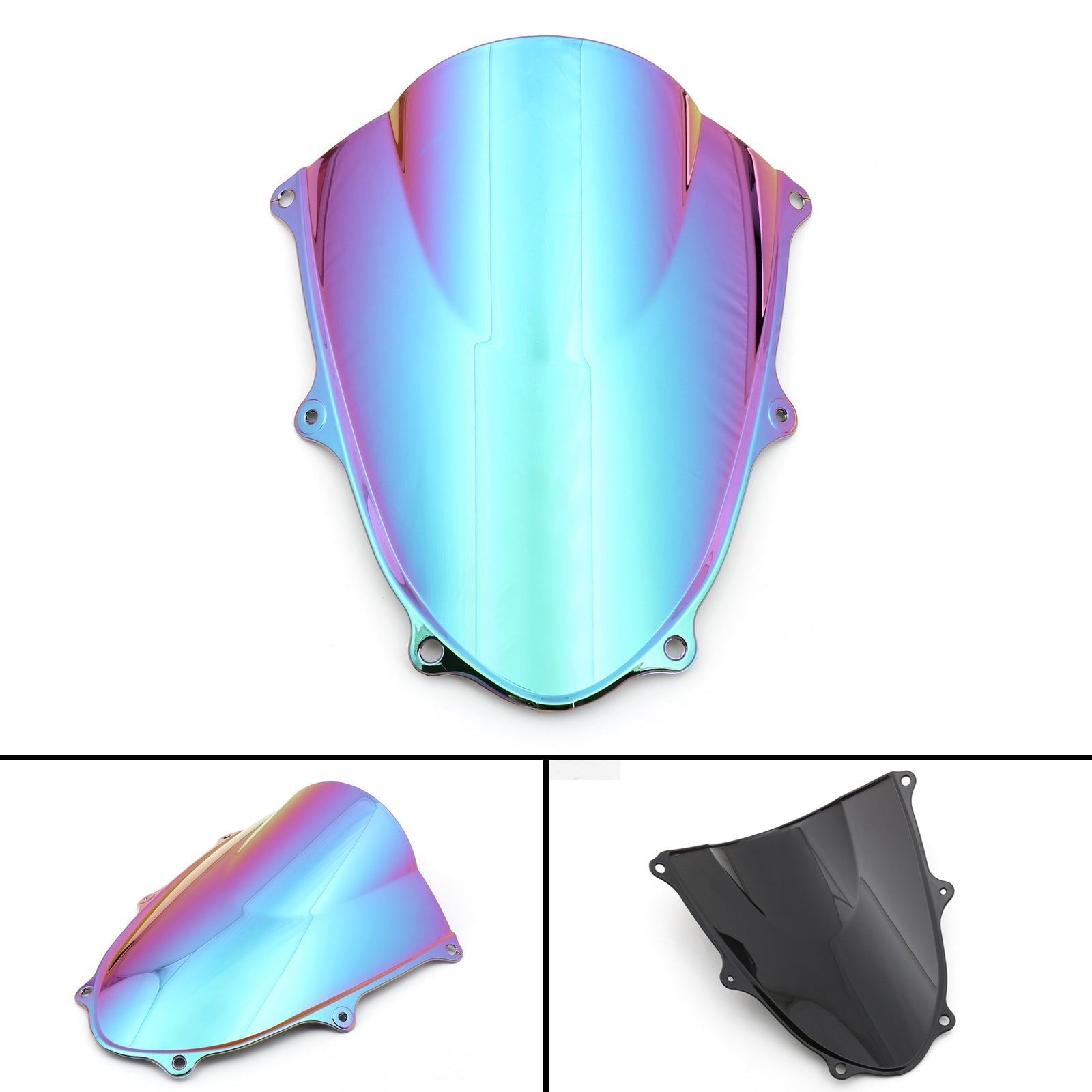 2017-2022 Suzuki GSXR 1000 GSXR1000 K17 Windshield WindScreen For Black Generic