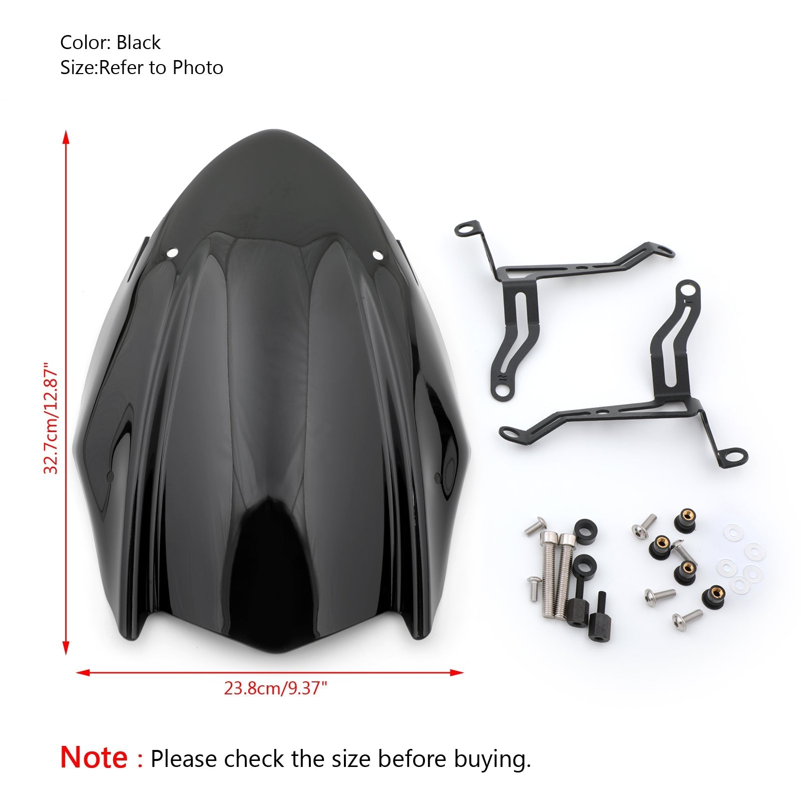 2017 Suzuki GSX-S 750 ABS Windscreen Windshield Screen with Bracket Generic