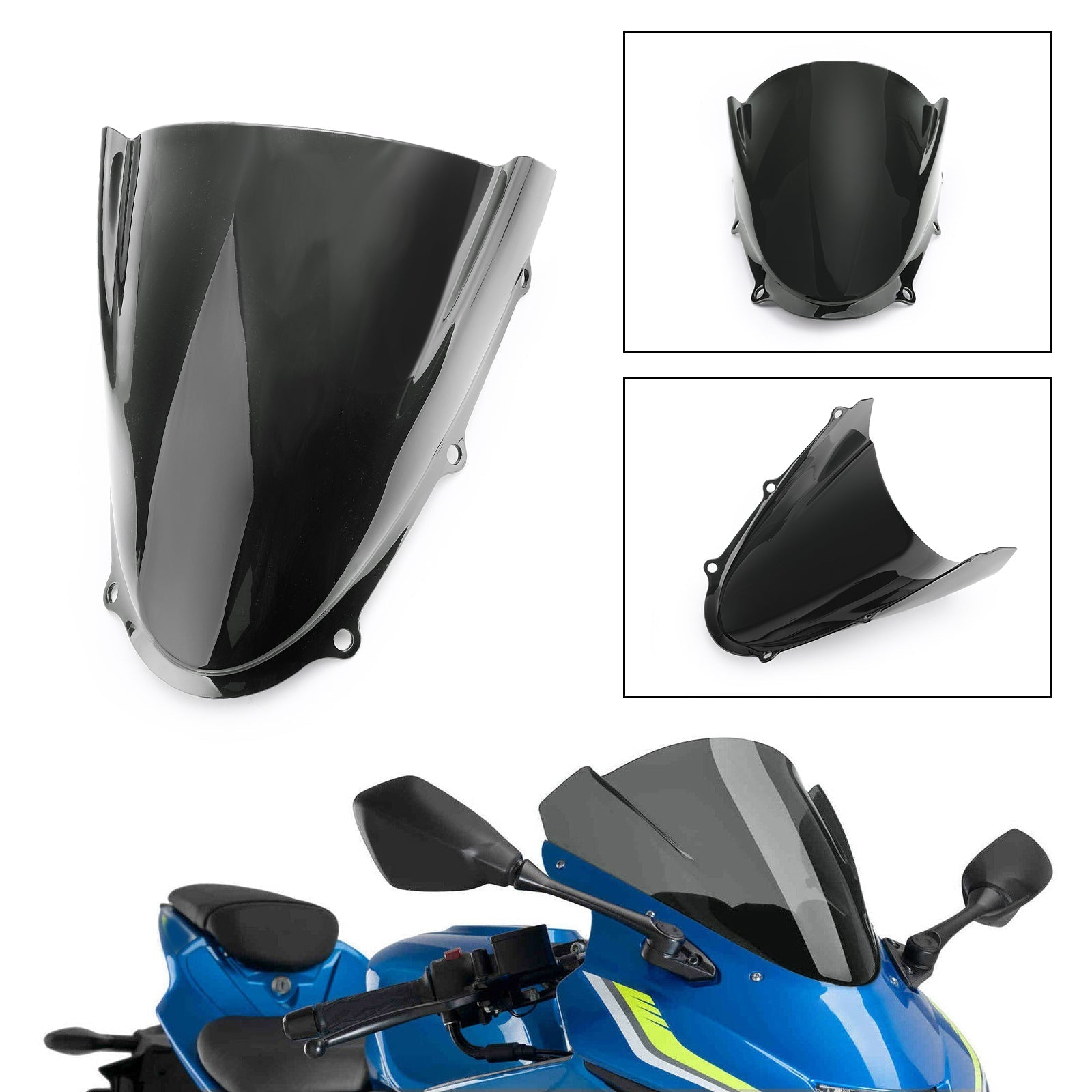 2017-2018 Suzuki GSXR 125 ABS Windshield Windscreen Wind Shield Protector Generic