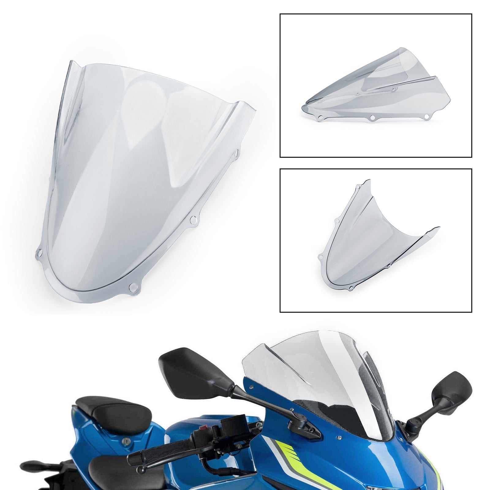 2017-2018 Suzuki GSXR 125 ABS Windshield Windscreen Wind Shield Protector Generic