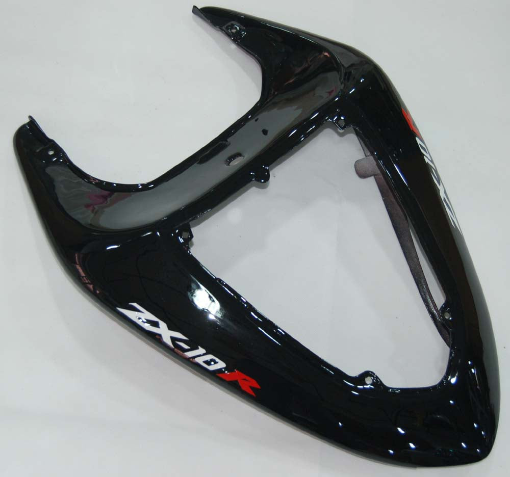 2006-2007 Kawasaki ZX 10R Black Racing Fairings Generic