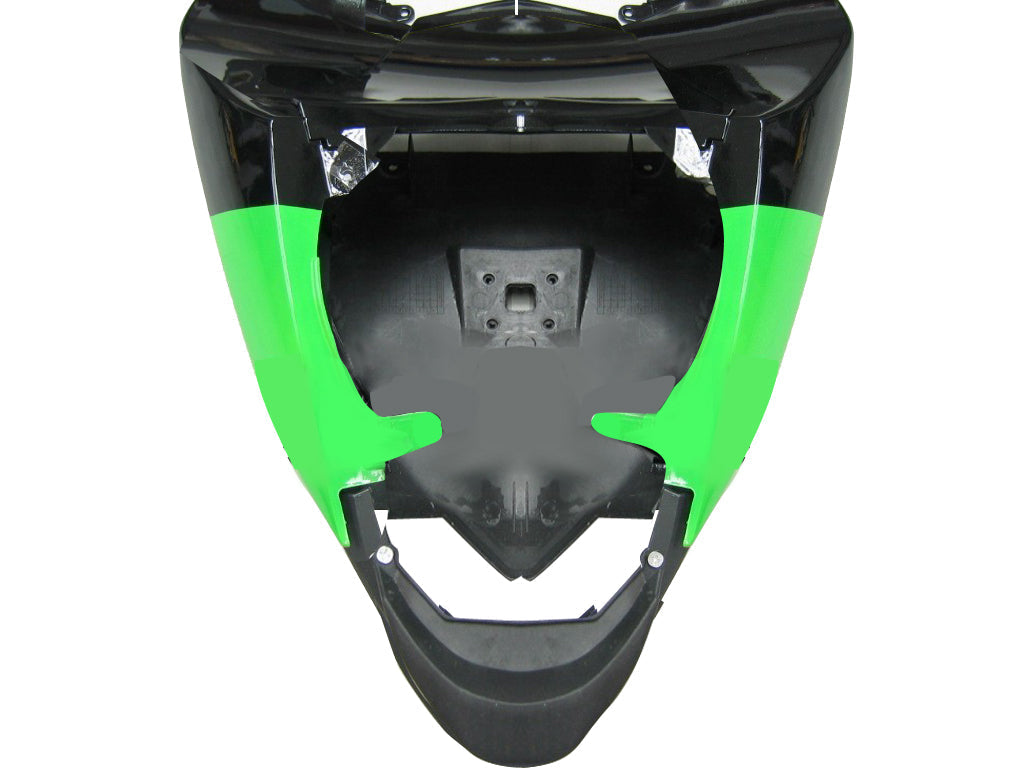 2008-2010 Kawasaki ZX10R Green Black Racing Fairings Generic