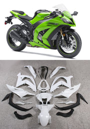 2011-2015 Ninja ZX10R Green Bodywork Fairing ABS Injection Molded Plastics Set 3# Generic