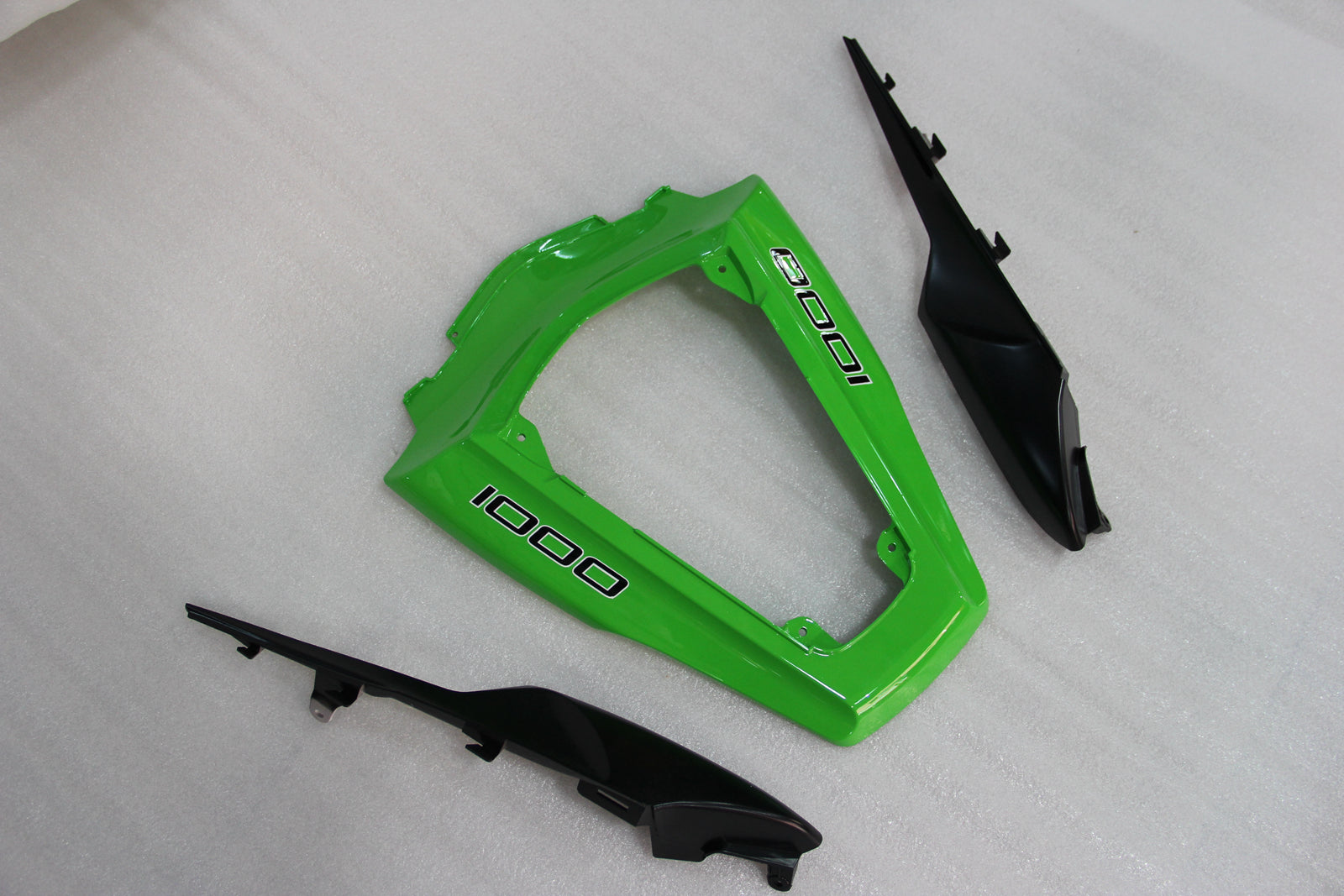 2011-2015 Ninja ZX10R Green Black Bodywork Fairing ABS Injection Molded Plastics Set 8# Generic
