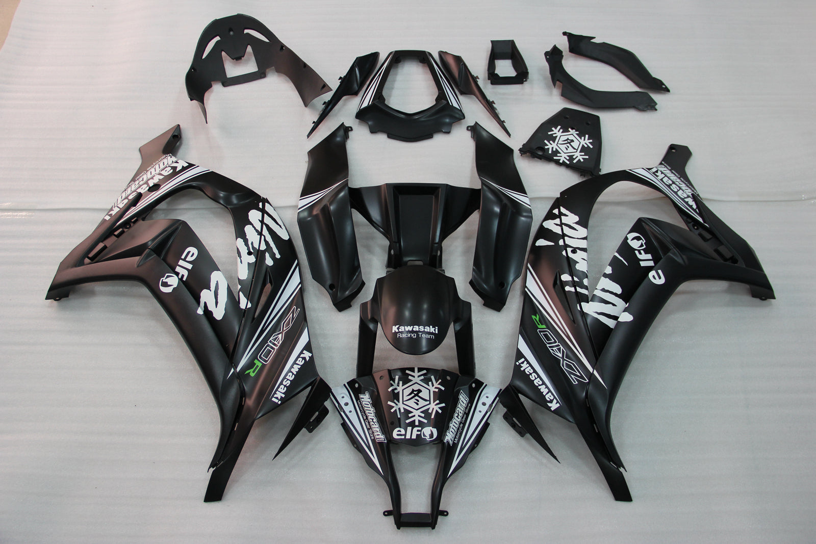 2011-2015 Kawasaki ZX10R Fairing Black Kit