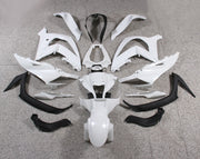 2011-2015 Ninja ZX10R White Black Bodywork Fairing ABS Injection Molded Plastics Set 7# Generic