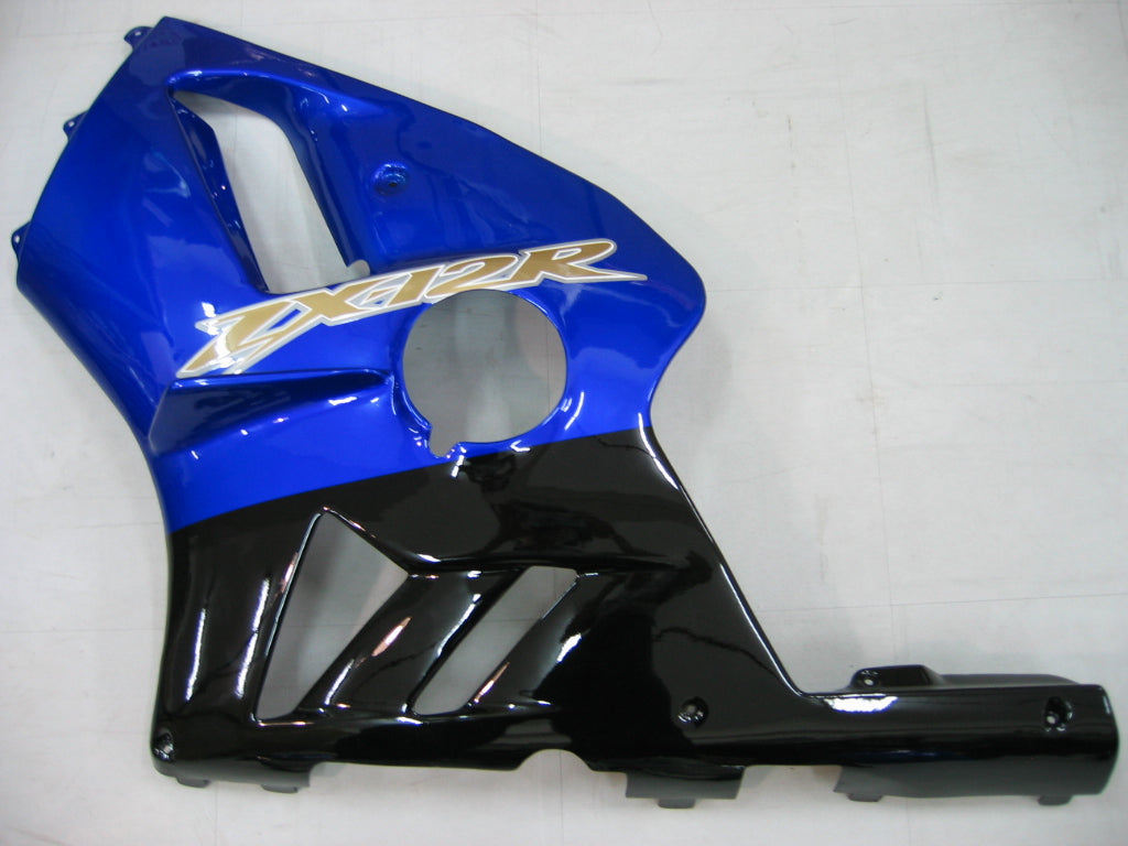 2002-2005 Ninja ZX12R Bodywork Fairing ABS Injection Molded Plastics Set 6 Color Generic
