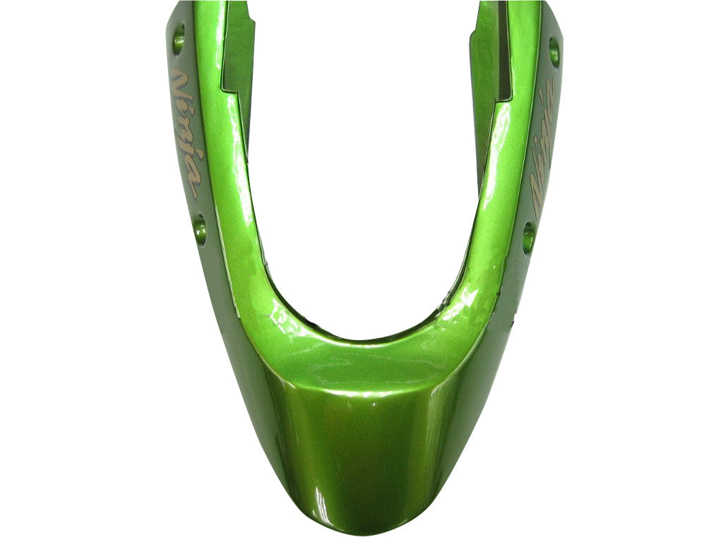 2002-2005 Ninja ZX12R Green Metallic Bodywork Fairing ABS Injection Molded Plastics Set 4# Generic