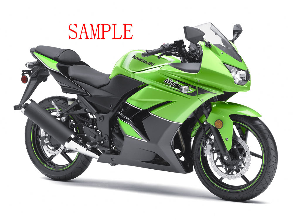 2008-2012 EX250/Ninja 250R Bodywork Fairing ABS Injection Molded Plastics 4 Color Generic