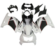 2008-2012 Kawasaki ZX250R EX250 Fairings White Black Ninja ZX250 Racing Generic