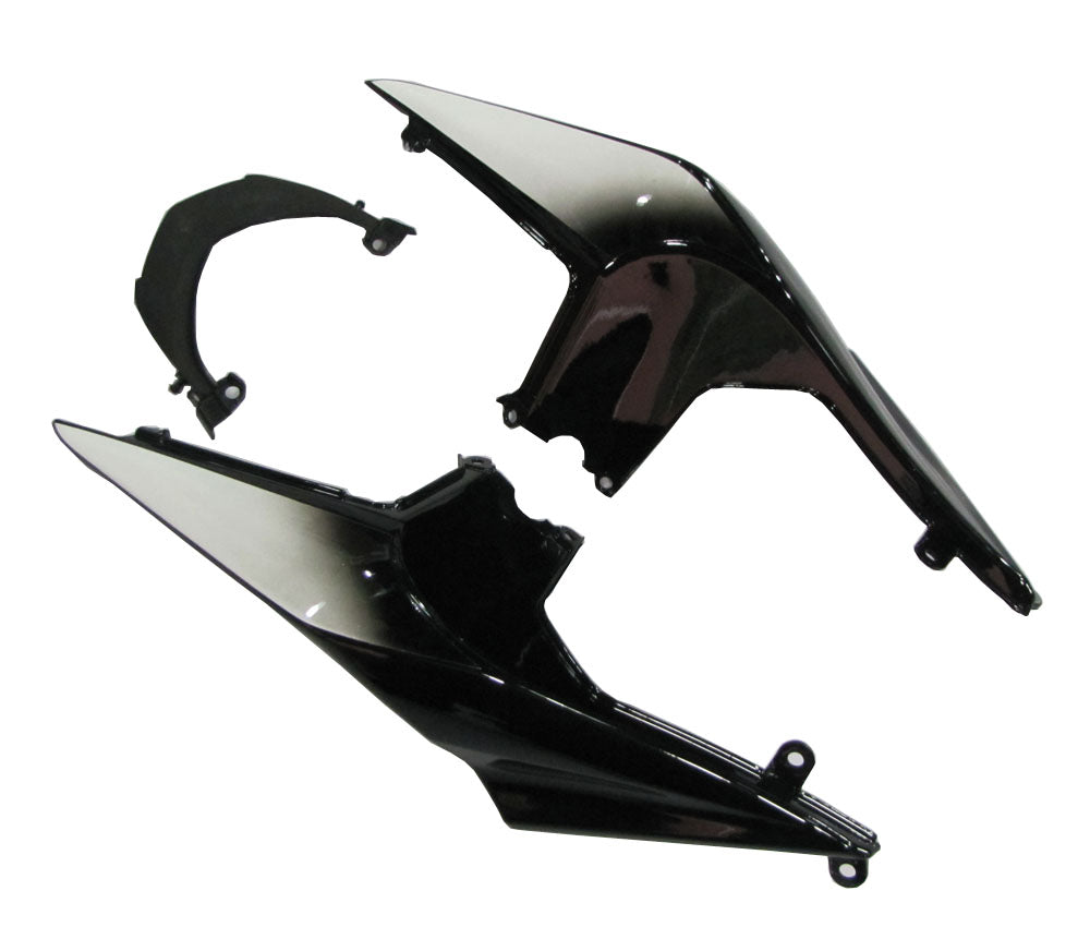 2008-2012 Kawasaki ZX250R EX250 Fairings White Black Ninja ZX250 Racing Generic