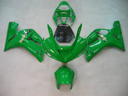 2003-2004 Kawasaki ZX6R 636 Fairings Green Ninja Racing Generic
