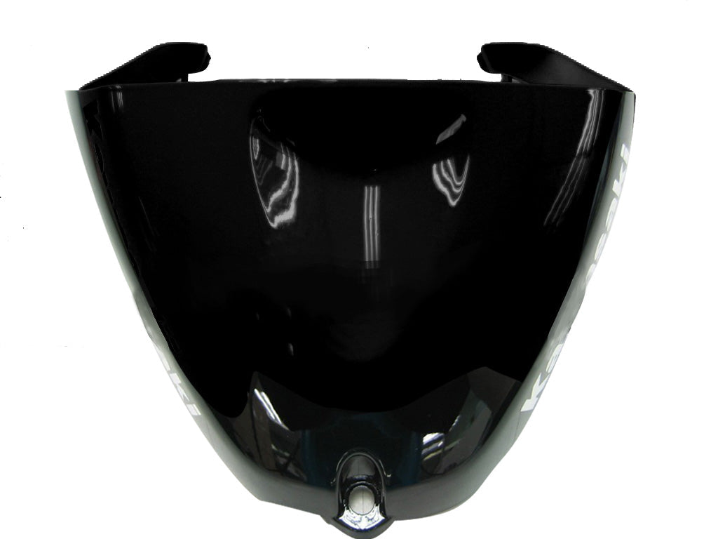 2005-2006 Kawasaki ZX6R 636 Fairings Black & Red Flame Ninja Racing Generic