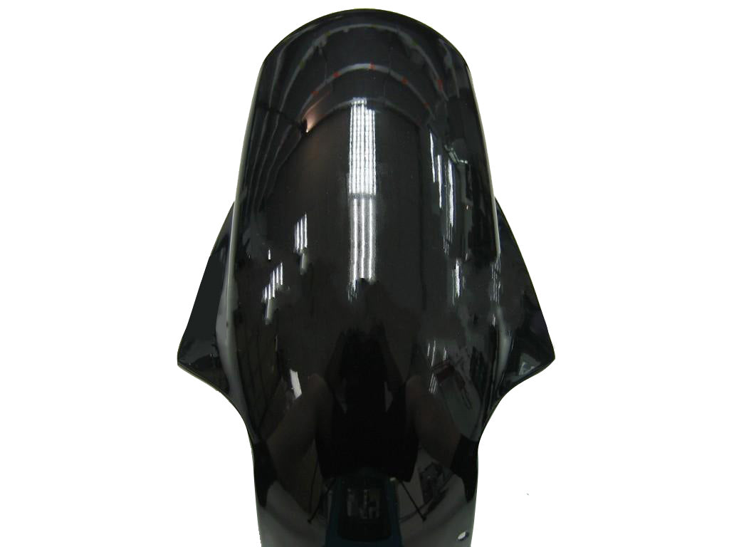 2005-2006 Kawasaki ZX6R 636 Fairings Black & Blue Flame Ninja Racing Generic