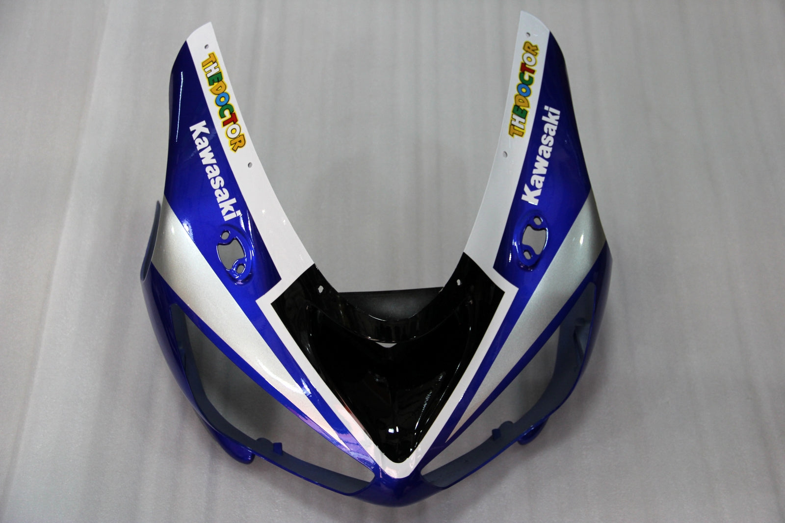 2005-2006 Kawasaki ZX6R ZX636 Fairings Blue White FIAT Racing Generic